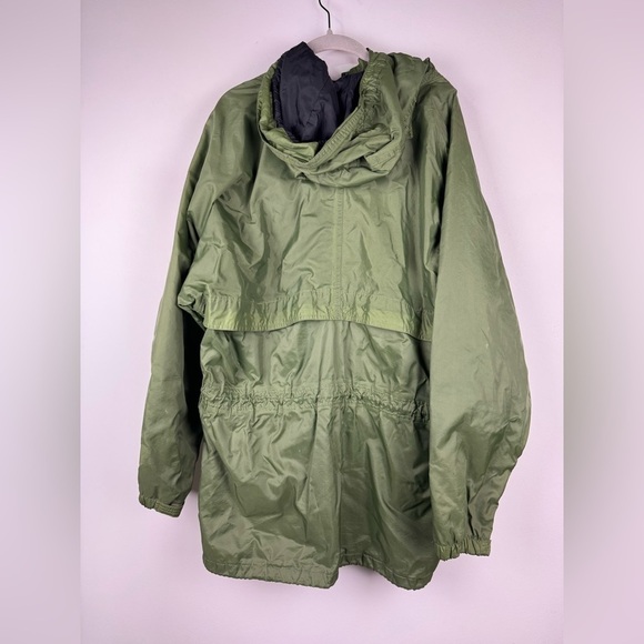 Helly Hansen Green Packable Anorak Style Nylon Windbreaker, Size Large - Picture 2 of 15